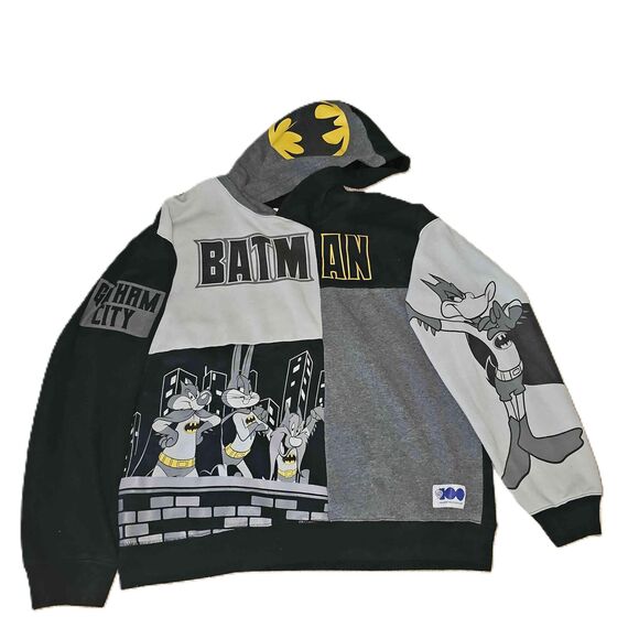 Unbranded Other - Looney Tunes Batman Multicolor Graphic Pullover Hoodie Unisex Size L